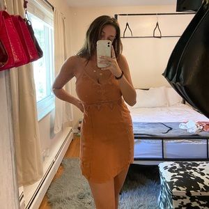 Burnt orange Amuse Society Sundress